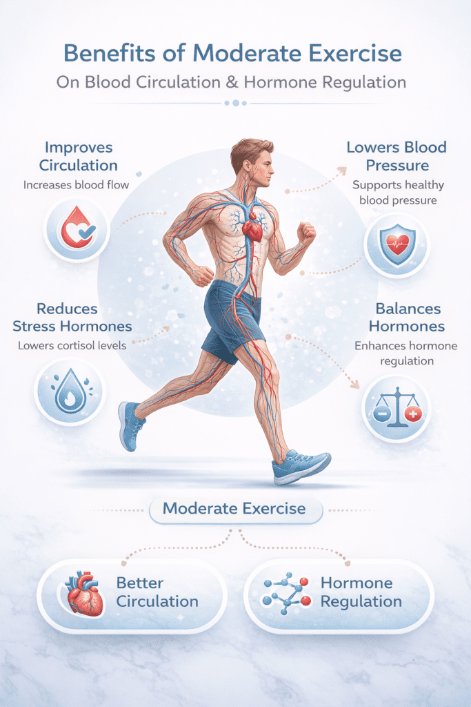 How exercise supports Reproductive Health for Men and Women.