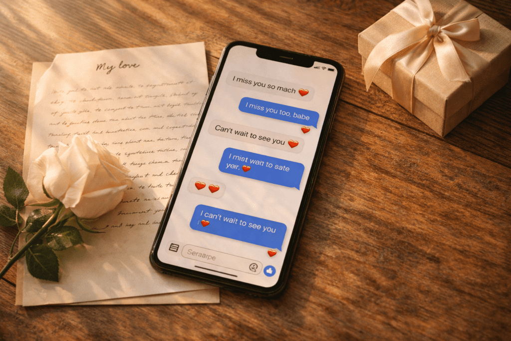 Building Long Distance Relationship Intimacy with gifts and letters