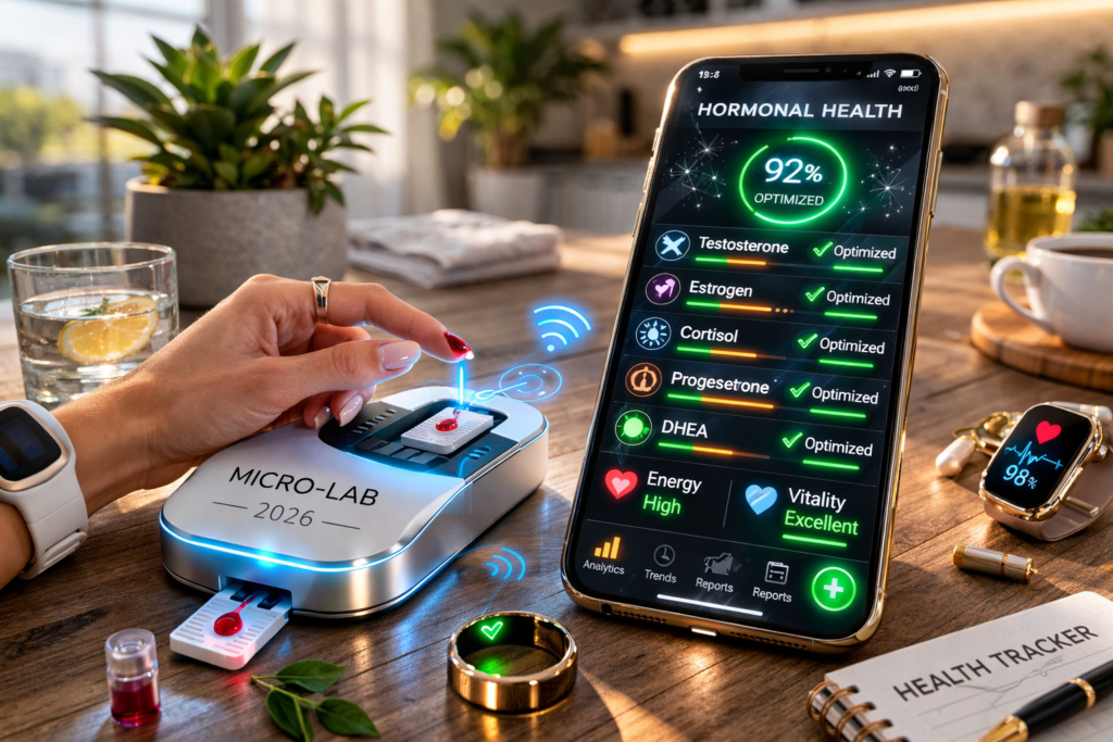 At-home hormonal testing for Men and Women Reproductive Health 2026.