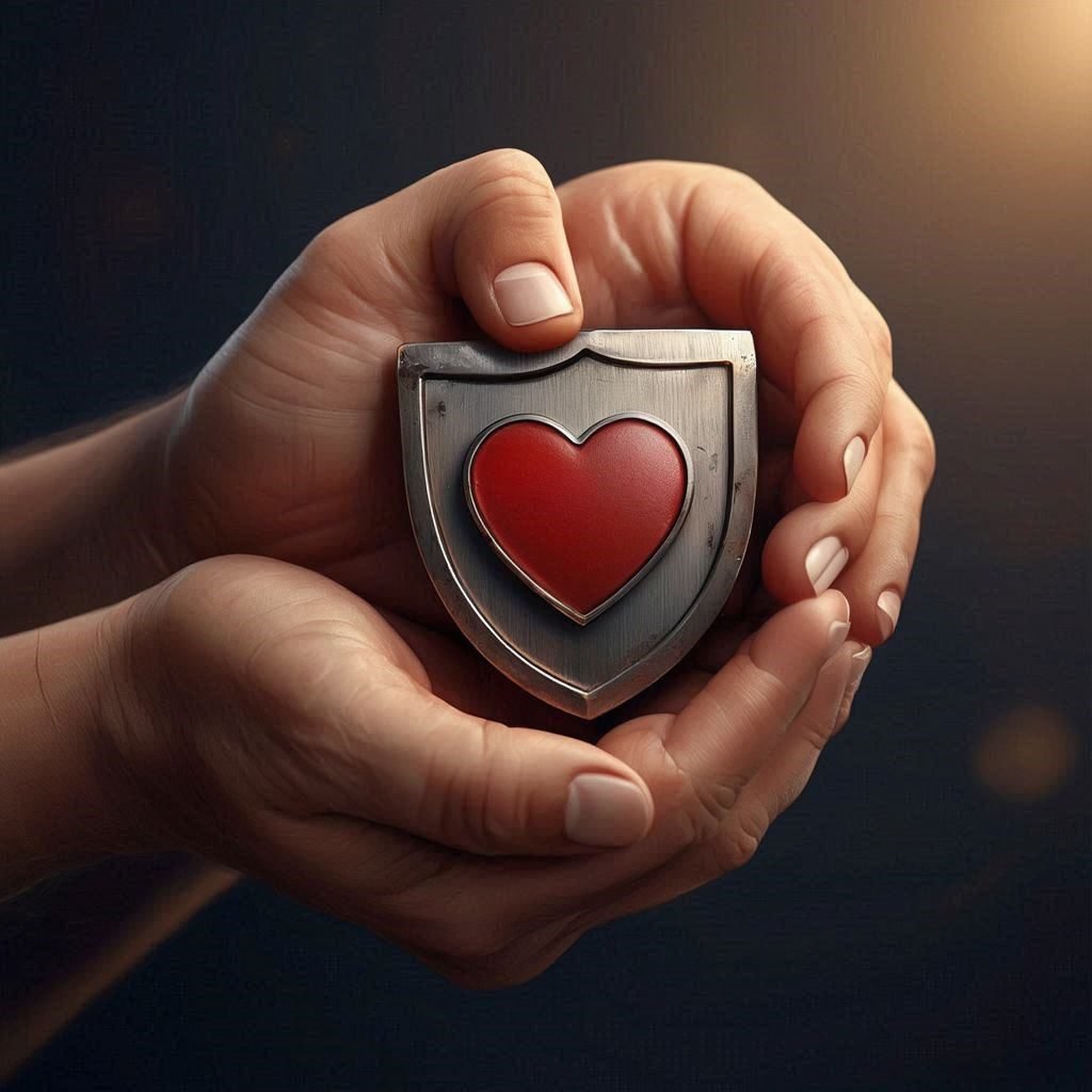 Symbolizing the protection offered by Family Planning and Safe Sex.