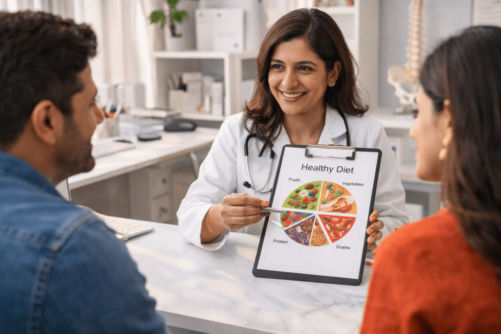 Medical consultation for hormones and healthy relationship wellness