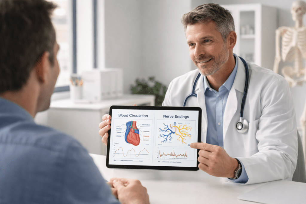 Medical consultation for managing Diabetes and Sexual Health issues.