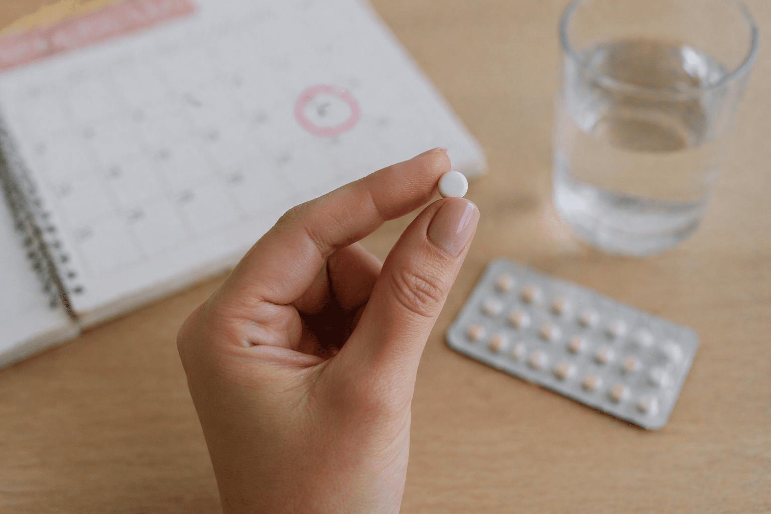 A woman considering the Long-Term Side Effects of I-Pill before consumption.